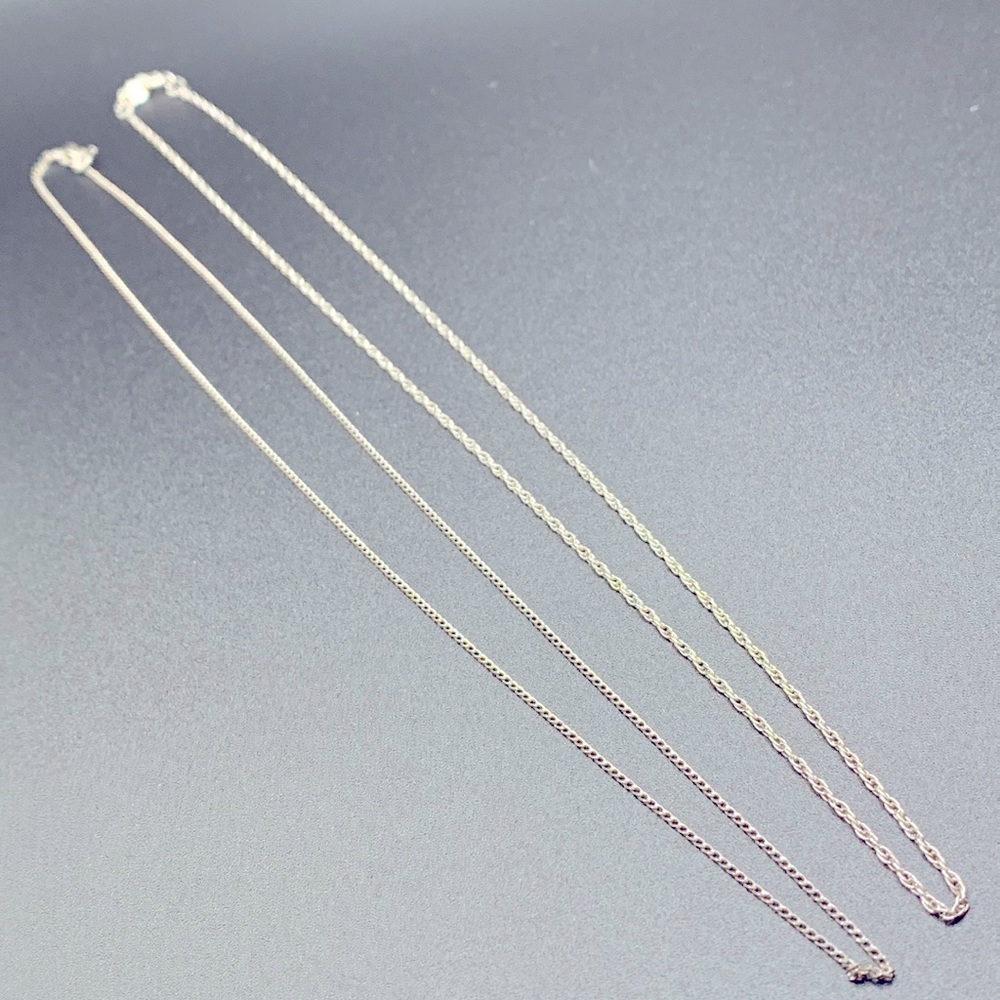 2 for 1 Sterling Necklaces, EUC
